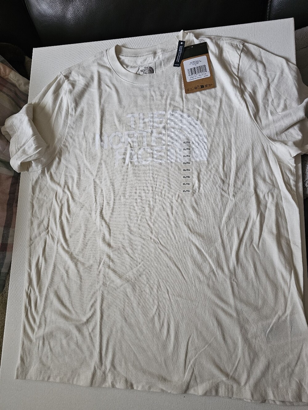 The North Face Cotton T-Shirt XL White Dune Women’s Short Sleeve